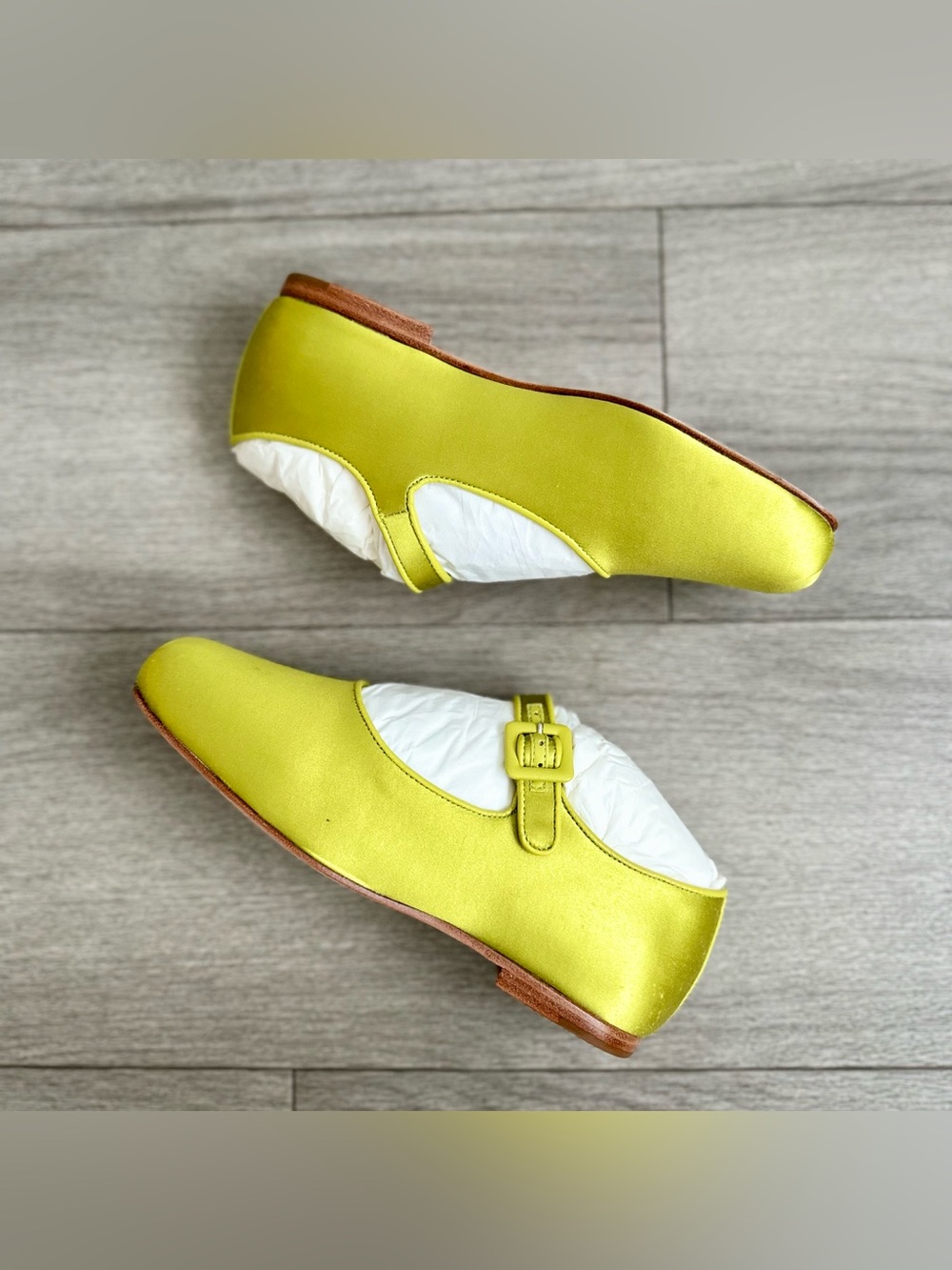 Sandy Liang & Heaven by Marc Jacobs Mary Jane Pointe in Ballet Satin NEW - Picture 10 of 13